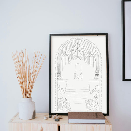 Carmel Wall Art YHWH Throne