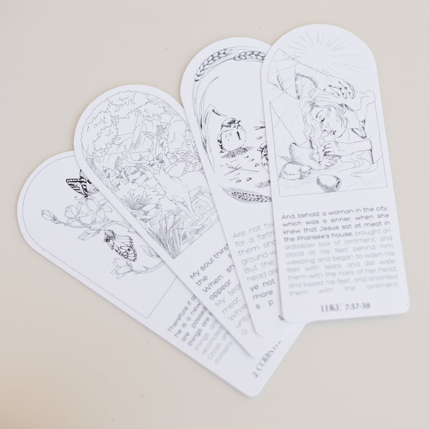 Carmel Scripture Art Bookmark